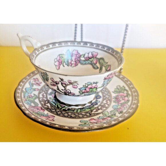 Coalport Indian Tree Tea Cup & Saucer Set 1950's - Picture 3 of 12